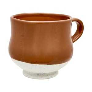 Leo kopp Mörkorange/vit