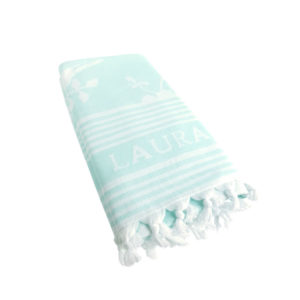Laura Ashley Hammam badhandduk Elveden mint