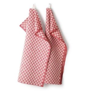 Axlings Handduk Schack röd