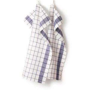 Axlings Handduk Köksruta marin