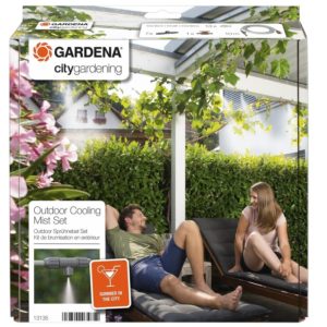 Cooling mist set för utomhusbruk