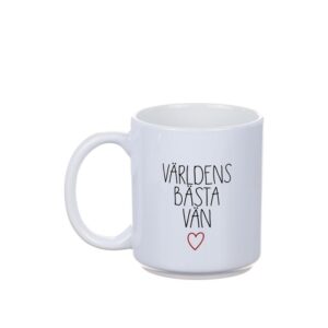 Världens bästa vän mugg