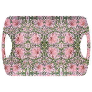 William Morris Pimpernel pink stor bricka