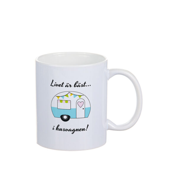 Livet är bäst i husvagn-mugg