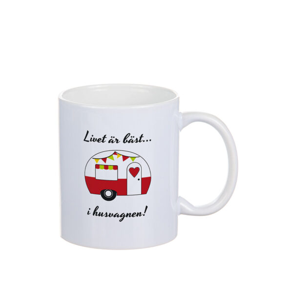Livet är bäst i husvagn-mugg